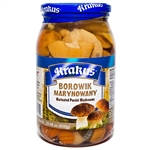 If you are not familiar with marinated mushrooms their texture is similar to that of an oyster. We've nicknamed them "Polish Oysters" because of that similarity and others just call them "slimy mushrooms". Either way they are a great delicacy! If you like