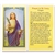 St. Lucy - Holy Card.  Holy Card Plastic Coated. Picture is on the front, text is on the back of the card.