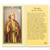 St. Peter - Holy Card.  Holy Card Plastic Coated. Picture is on the front, text is on the back of the card.