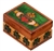 The lid of this wooden box is decorated with an Irish claddaugh design, representing friendship, love and loyalty. The sides of the box feature green shamrocks. Handmade in Poland's Tatra Mountain region.