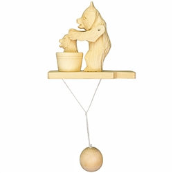 Wooden spin toy from Russia that will bring smiles to all who try it!  These bears are a perfect example of an old fashioned action toy. Traditionally hand made by parents and grandparents for their children that's also perfect for displaying around the