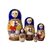 The Spotted Hen nesting Doll tells a Russian fairytale about a poor and old peasant couple whose hen lays a golden egg.  What should they do with it?  This colorful matryoshka nesting doll comes with the story booklet so you can find out what happens.