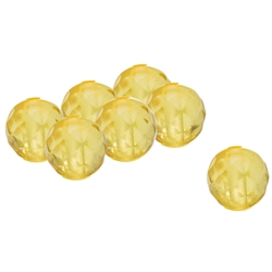 Jewelry makers will enjoy these genuine Baltic amber beads. Hole through each bead. Approx 6mm diameter.