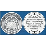 Policeman's Serenity Prayer- St. Michael Pocket Token (Coin)