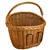 Vintage style, handmade of natural wicker, great for your bike to carry shopping or any other small items. Poland is famous for hand made wicker baskets. This is a tradition in areas of the country where willow grows wild and is very much a village and