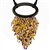 Bozena Przytocka is a designer of artistic amber jewelry based in Gdansk, Poland. Here is a beautiful example of her ability to blend amber and amethyst to create a stunning necklace. The straps are leather and the  centerpiece is ebony.  The longest bead