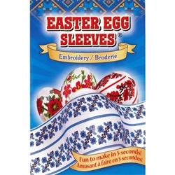 Easter Egg Sleeves  - Embroidery Design II - Set of 7