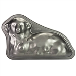This is a sturdy 1 piece metal carbon steel mold with an anti-adhesive surface. A gentle symbol of springtime. This 3-dimensional lamb will charm everyone at your Easter table. Size is 10" x 8.25" long x 2.25". Cake is designed to lay flat.