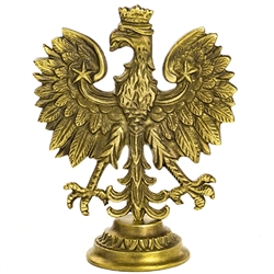 Cast bronze single sided Polish Eagle. Display your Polish heritage with this classic cast piece.