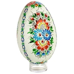 Hand Painted Opole Goose Egg - Oval Design