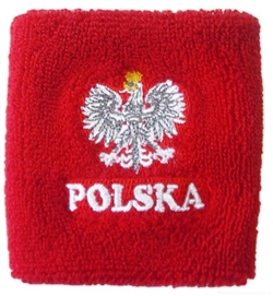 Attractive stretch terry cloth wrist band featuring the Polish Eagle above the word "Polska" (Poland).


*WARNING: Choking Hazard--Small Parts
 Not for children under 3 yrs.