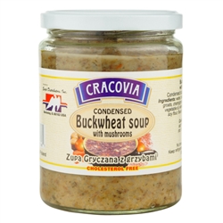 Ready to eat vegetarian soup from Poland.  Mix equal parts water and soup in a pan and bring to a boil. 
Serve hot. Cholesterol free.  No preservatives.  Keep refrigerated after opening.