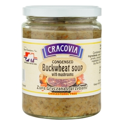 Ready to eat vegetarian soup from Poland.  Mix equal parts water and soup in a pan and bring to a boil. 
Serve hot. Cholesterol free.  No preservatives.  Keep refrigerated after opening.