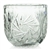Genuine Polish Hand Cut 24% Lead Crystal Bowl 4" Tall.  Starburst pattern.