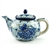 Polish Pottery 40 oz. Teapot. Hand made in Poland. Pattern U4640 designed by Maria Starzyk.