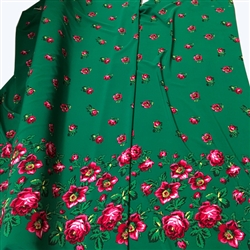Traditional fabric for Polish costumes. To make a typical skirt will require approximately 3 yards of material. Price is per yard. Fabric sales are final and non-returnable. 20% discount for a whole bolt (approx 50yards).