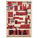 Post Card: Pila, Polish Promotion Poster