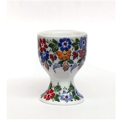 From the renowned workshop of Cepelia Opolska in Opole come these fine examples of Polish painting on porcelain. Each piece is made painted and initialed by a master artist. These highly ornamented porcelain pieces are made in the town of Opole. They feat