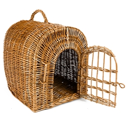 Small animal carrier made by hand of natural Polish wicker. Interior size is approx. 11 W" x 15" L x 11.5" H
Note: Express shipping is by quote only for this item. Please provide a phone number where you can be reached.