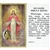 Sacred Heart of Jesus - Polish - Do Najsw. Serca P. Jezusa (SHJ) -  Holy Card Plastic Coated. Picture is on the front, Polish text is on the back of the card. Note: the plastic is slightly 'wrinkled' around the medallion which is not meant to be removed.