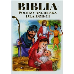 A great edition in Polish and English for children, depicting the 12 most famous stories from the Holy Bible, including: Cain and Abel, Jonah, Moses, the birth of Jesus, the last supper.