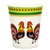 Polish paper cups featuring a traditional Polish paper cut pattern. Perfect way to highlight a Polish floral design at school, home, picnic etc.
Set of 8 in a pack. Each cup holds 250ml - 8.5oz. Good for hot or cold beverages.