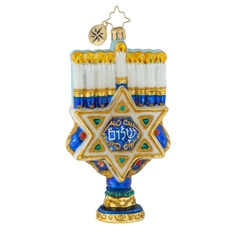 Hanukkah flames continue to light the way within this celebrated season of the Jewish faith. The Star of David is an inspirational base.