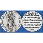 Our Lady Untier of Knots Pocket Token (Coin) Great for your pocket or coin purse.
