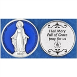 Great for your pocket or coin purse. Add to a gift for that extra special touch! Hail Mary Enamel Token (Coin)