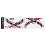 Flying High Poland Eagle Stickers Set of Two - 6.5"