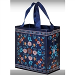 This lightweight yet durable tote bag is a perfect way to display your heritage. Made of polypropylene (PP) woven laminate. Water runs right off. Size opened is approx. 10" x 10.5" x 6"