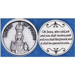 Infant of Prague Pocket Token (Coin)) Great for your pocket or coin purse.