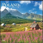 This beautiful 16 month calendar features 12 city and country scenes in full color, suitable for framing. All English language and US weekly format (Sunday is the first day of the week). Polish holidays and names days are not listed.