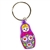 Attractive rubber key chain featuring a Polish Matrioshka Doll.  Size is approx 3" x 1".