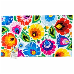 Nice souvenir from Poland. Hanging loop on the back. 
Double layer towel: cotton / microfiber
Colorful print on one side, white bottom
Soft to the touch, very absorbent
Perfect for everyday use and for a gift.
Size is approx 30 x 50cm - 11.5" x 19"