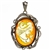 Beautiful oval shaped sterling silver amber cameo pendant. The cameo is hand carved from the back of the pendant. Nicely detailed. Size is approx 1.75" x 1.2".