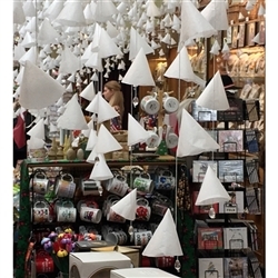 Have you ever been in our store during the Winter Holiday Season!!! We decorate with 'Winter Bells' and it is spectacular!!! We have had so many people ask how we made them, that we decided to make a kit. Included in the kit are all supplies needed to mak