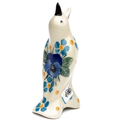 Polish Pottery 4" Pie Bird. Hand made in Poland.