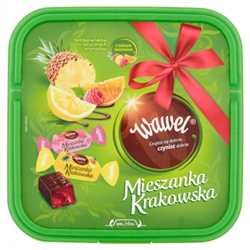 This Polish specialty is just that - special. Named after Poland's most romantic city, these chocolate covered jellies come in a variety of flavors: orange, lemon, pineapple, raspberry. Each jelly is slightly tart, not too sweet and covered with a rich da