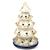 Polish Pottery 10" Votive Christmas Tree. Hand made in Poland. Pattern U4786 designed by Teresa Liana.