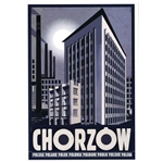 Post Card: Chorzow, Polish Tourist Poster