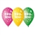 Sto Lat Party Balloons Set of 5.  Size approx 12".