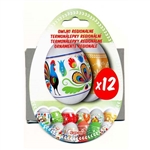 Easter Egg Sleeves - Polish Regional Folk - Set of 12