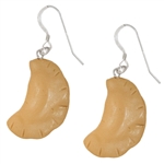 Handmade Pierogi Earrings 2"