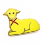 The Easter butter lamb, the token of every Polish Easter table, is now available as a fabulous butter lamb pin. Shiny and pale gold like its real counterpart, this butter lamb pin adds flair to whatever you put it on with a bonus of 0 added calories.