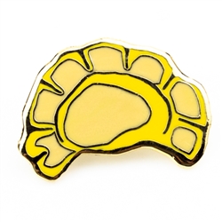 You need a way to show the world that youre a foodie that knows what youre talking about when it comes to Polish food! Just slap this pierogi pin on and let it do the talking! Get the respect that you deserve, and order a second helping of those