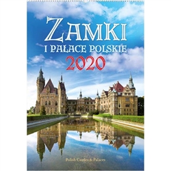 Castles and Palaces Zamki I Palace 2020 Calendar - Includes all Polish holidays, names days in Polish. European layout (Monday is the first day of the week). Descriptions as well as days and months are in 4 languages; Polish, English, German and Ukranian