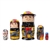 Fireman Doll is just the character to quench the desire of many a young lad who'd like a special nesting doll of his own. This 5 piece doll set features 2 fireman, a fire, their trusty Dalmatian, and a fire hydrant. A special 3-D hat rim on the top doll a