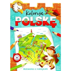 Sticker And Colouring Activity Book is a wonderful souvenir from Cracow for children. Great way to learn about their Polish heritage. Includes color stickers.