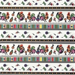 Delightful Polish folk themed paper gift paper - the perfect way to present those special gifts. Glossy color paper. Size 39.3" x 27.5" - 100cm x 70cm folded. Made in Poland.
